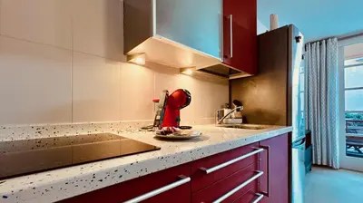 Una cocina o zona de cocina en Click & Guest - Maspalomas Dunes Whisper