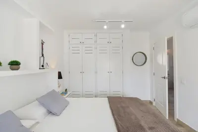 Cama o camas de una habitación en Marina Port 15 by VillaGranCanaria
