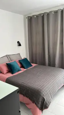 Cama o camas de una habitación en Pool Front Playmar Maspalomas