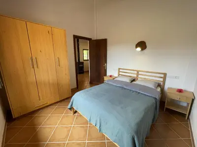 Cama o camas de una habitación en Finca Los Dioses III