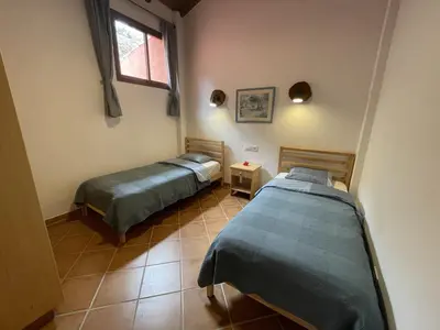 Cama o camas de una habitación en Finca Los Dioses III