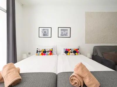 Cama o camas de una habitación en Westerling