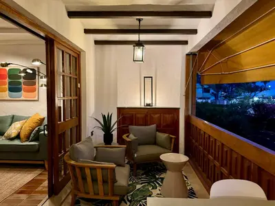 Zona de estar de Canario Dunes Apartment