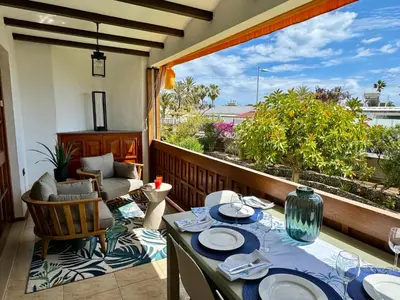 Un balcón o terraza de Canario Dunes Apartment