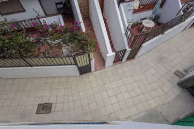 Un balcón o terraza de Apartamento céntrico en Agaete
