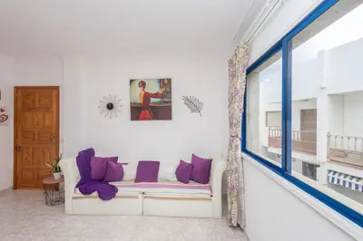 Zona de estar de Apartamento céntrico en Agaete