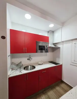 Una cocina o zona de cocina en Alojamientos Agaete Pueblo Nº1 y Nº2