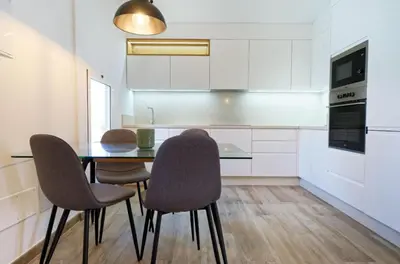 Una cocina o zona de cocina en Villa Canadá