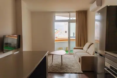 Plano de Cozy loft on the beach