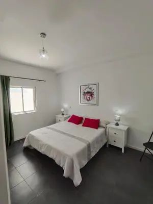 Cama o camas de una habitación en Bright