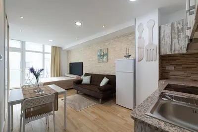 Una televisión o centro de entretenimiento en Estudio Westerling Las Canteras