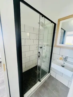 Un baño de Villa Alegría Gran Canaria Piscina Climatizada