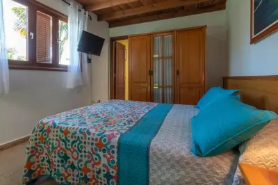 Cama o camas de una habitación en Finca Las Nietas