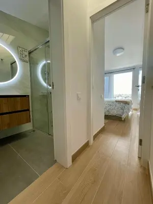Cama o camas de una habitación en Espectacular vistas a las Dunas