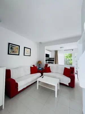 Zona de estar de Bungalow Vista Dunas 32