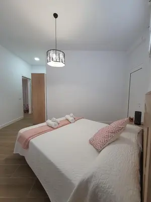 Cama o camas de una habitación en Alojamientos Agaete Pueblo Nº3