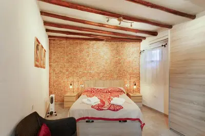 Cama o camas de una habitación en Vv Casa Frasquita