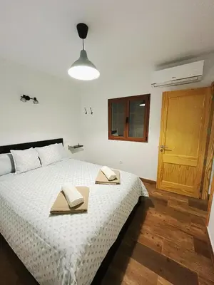 Cama o camas de una habitación en Villa Inés