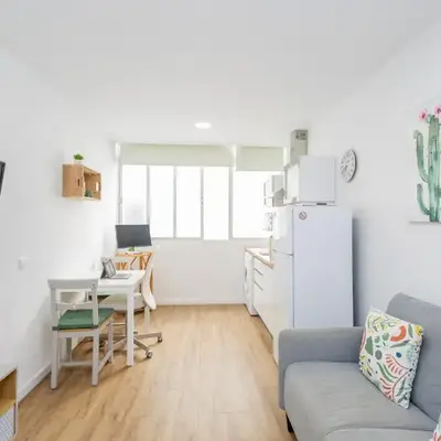 Las Canteras Beach Workfriendly Bright Studio