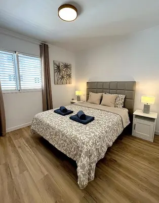 Cama o camas de una habitación en Hero Apartment - Luxury in Maspalomas