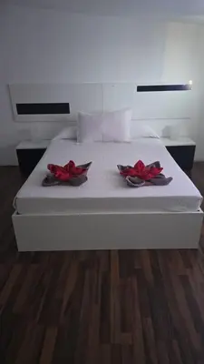 Cama o camas de una habitación en La Casablanca