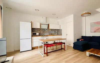 Una cocina o zona de cocina en Playa de las Canteras-Albareda 2
