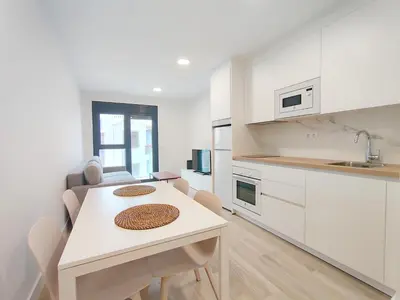Una cocina o zona de cocina en Luxury Apartments Las Canteras