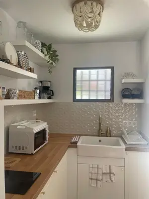 Una cocina o zona de cocina en San Miguel Apartment Amadores Beach