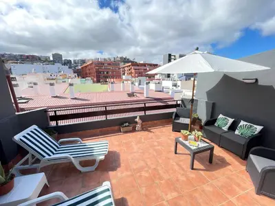 Un balcón o terraza de Hafida's Dream
