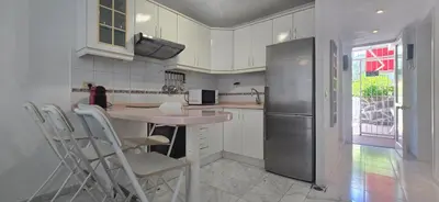 Una cocina o zona de cocina en Casa Playa San Agustin