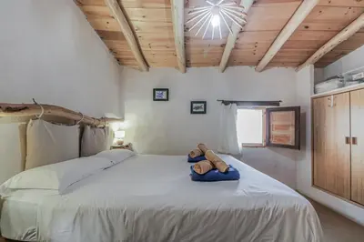 Cama o camas de una habitación en Trendy Rural House Casa Tazirga