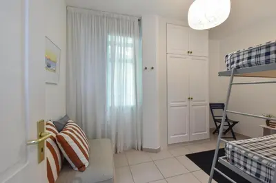 Cama o camas de una habitación en Spectacular 3-Bedroom Ocean View in Las Canteras