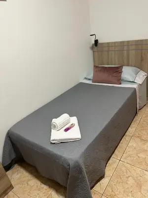 Cama o camas de una habitación en Garza Attic House