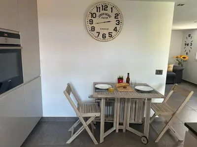 Una cocina o zona de cocina en Sonora Golf - bungalow 2 dormitorios gran patio y bicicletas