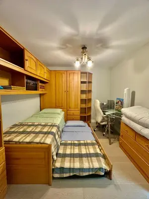 Cama o camas de una habitación en RaNee Apartments - 2 bed 2 bath in city centre