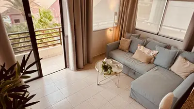 Zona de estar de Click&Guest - Vista Bayuca Near Yumbo