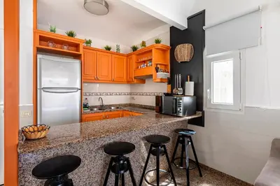 Una cocina o zona de cocina en Flor del Arcoíris