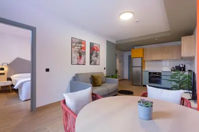 Una cocina o zona de cocina en Sholeo Lodges Las Palmas Flats
