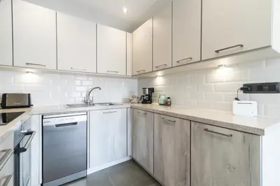 Una cocina o zona de cocina en Piscina Infinita Paraiso Puerto Rico