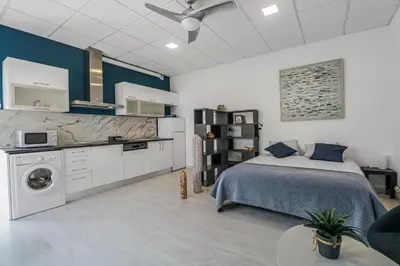 Plano de Urban Rooms San Roque with Solarium