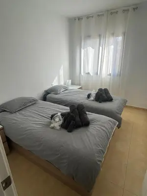 Cama o camas de una habitación en Casa Mediterraneo - Triplex - Bahia Meloneras