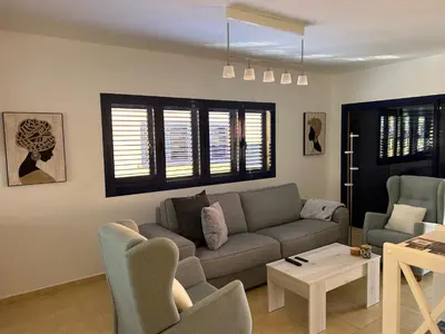 Zona de estar de Casa Mediterraneo - Triplex - Bahia Meloneras