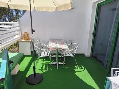 Un patio o zona al aire libre en Canaima 111