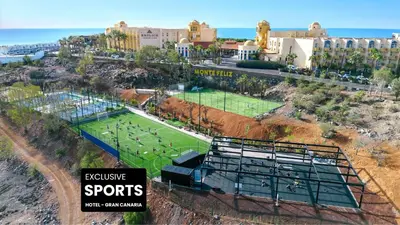 Instalaciones para jugar a tenis o squash en Sport Hotel Monte Feliz - powered by Playitas o alrededores