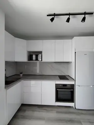 Una cocina o zona de cocina en Flamboyán Vista Mar