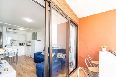 Una cocina o zona de cocina en El Reino Azul de Gran Canaria