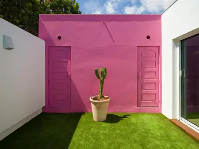 Jardín al aire libre en Míami Queens Villa with private pool by CanaryScape