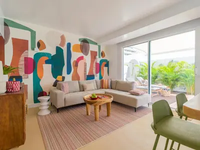 Zona de estar de Míami Queens Villa with private pool by CanaryScape