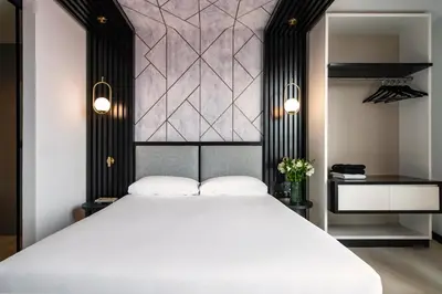 Cama o camas de una habitación en Hotel Puerto de la Luz by Pierre & Vacances