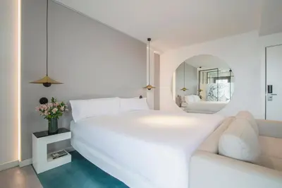 Cama o camas de una habitación en Hotel Puerto de la Luz by Pierre & Vacances